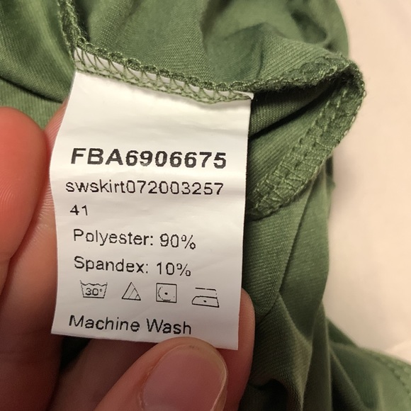 Draped Maxi Skirt with Slit - Picture 5 of 6